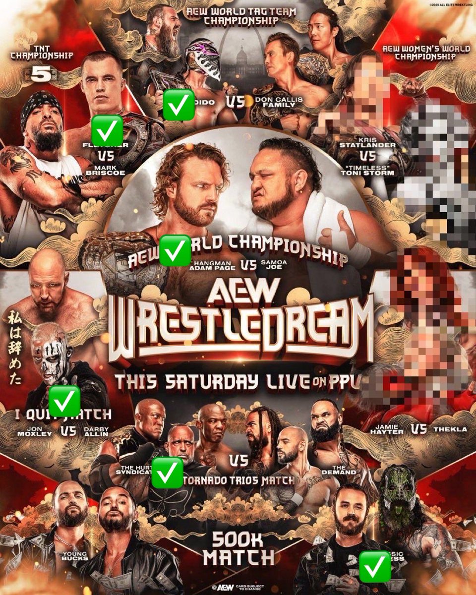 Sayed_AEW's tweet image. توقعاتي اليوم 😍🔥
 #AEWWrestleDream