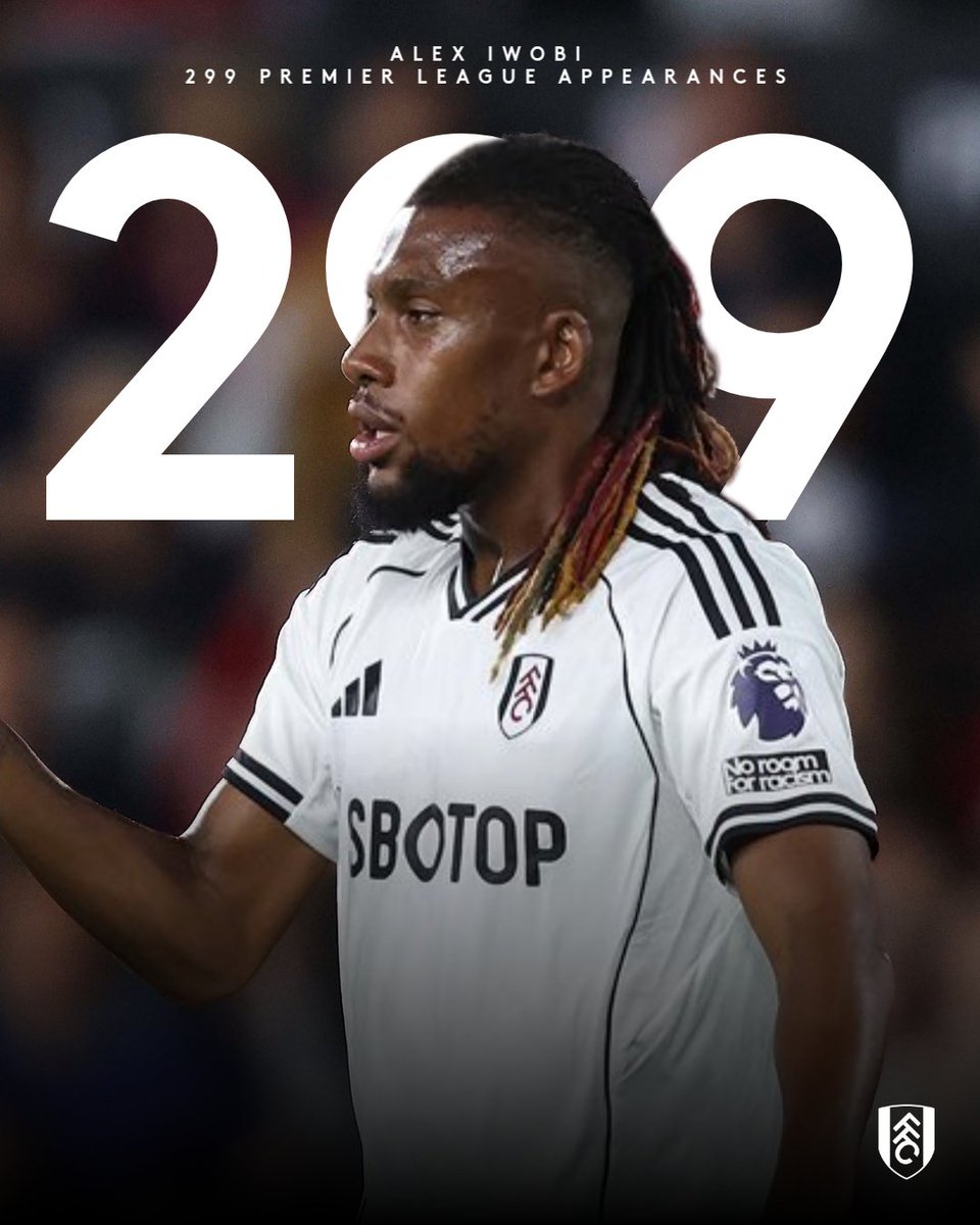 More #PL appearances than any other Nigerian player. 🇳🇬👏