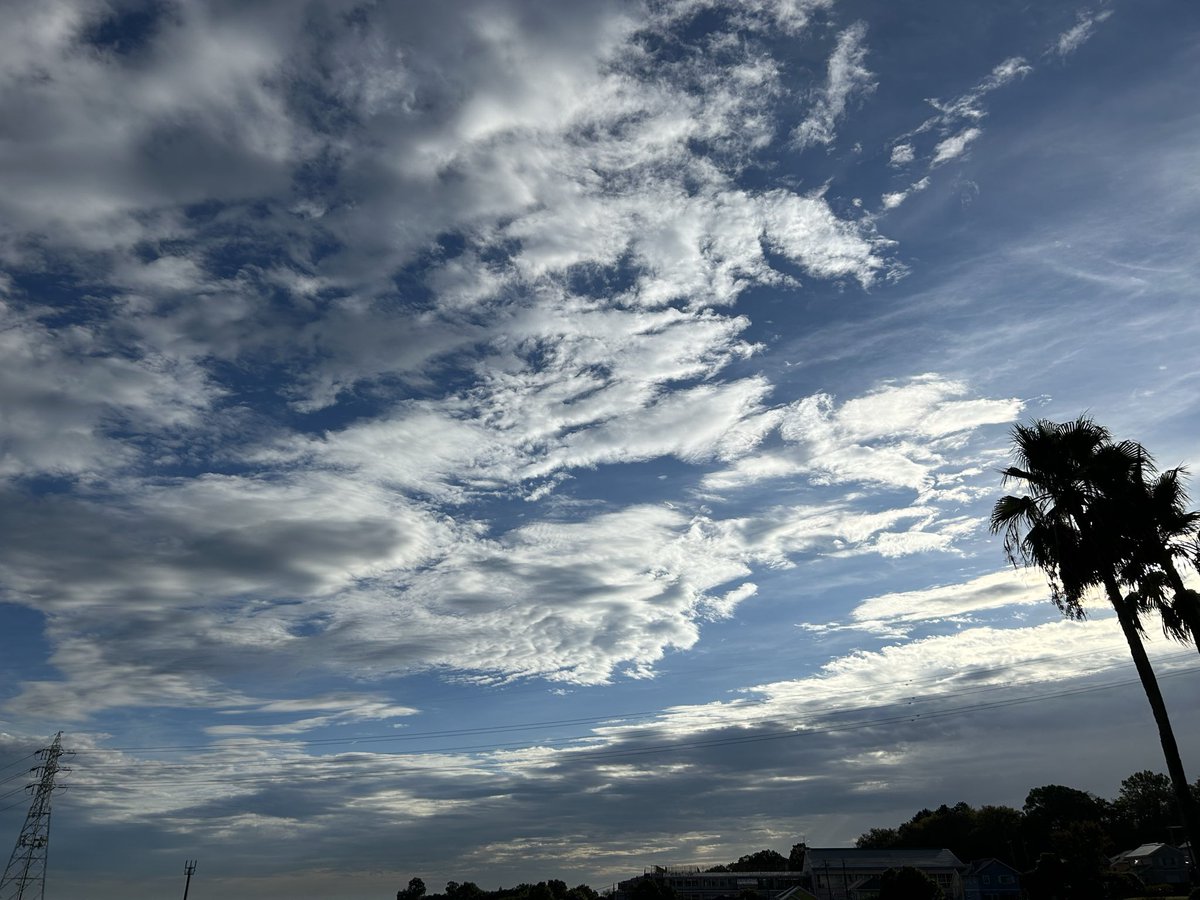 I managed to see some sunlight through the clouds.😄