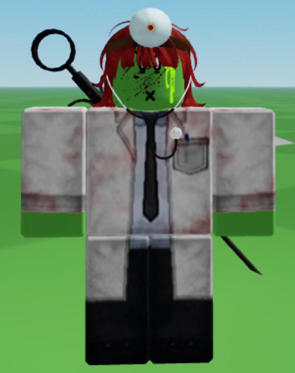 Ruby_Molina14's tweet image. If intelligence was a insane doctor 

(Note - he did put evil intelligence’s (green) blood on his face)

#roblox #robloxanomalies #raarchives #WorkspaceConstructs #creepypasta