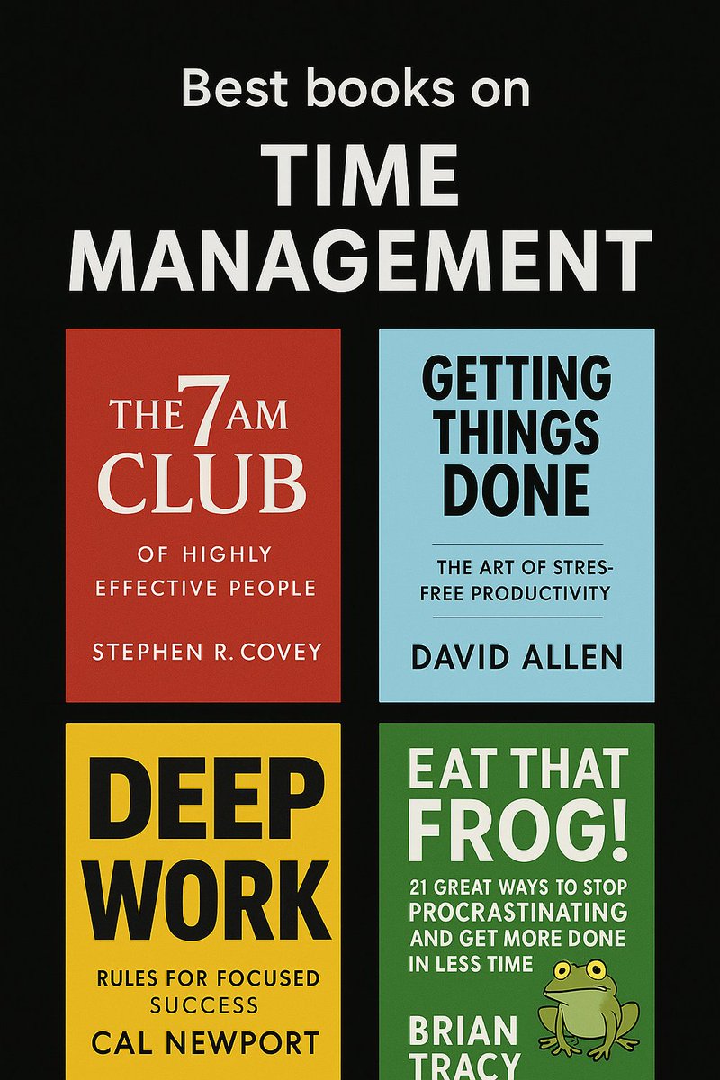 1Bookism's tweet image. Best Books on Time Management: