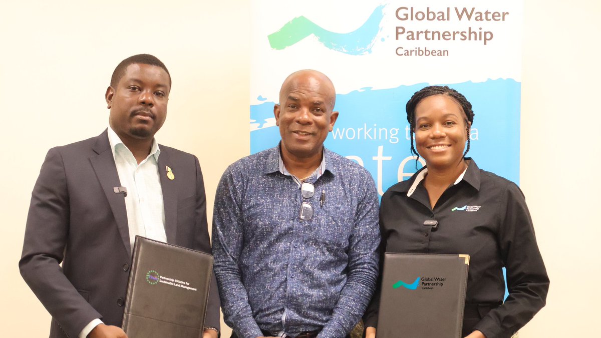 We have signed a MOU with <a href="/PISLMCSIDS/">PISLM-CSIDS</a>  to strengthen integrated land and water management in the Caribbean!

Read more: gwp.org/en/GWP-Caribbe…