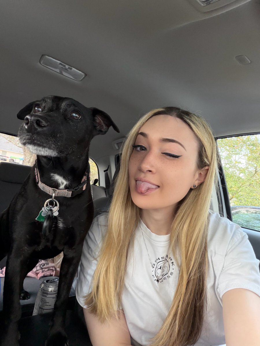 He knows when we get in the truck it means we are either going to the park or to get food lol