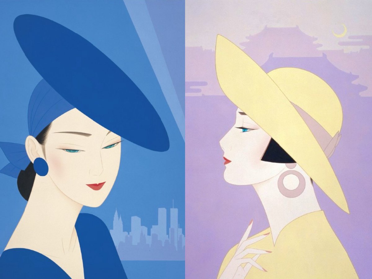 10月19日の今日は海外旅行の日✈️

行ったことのある国、行ってみたい国、ありますか？

ブラジル
エジプト
イギリス
トルコ
フランス
スペイン
アメリカ
中国

#鶴田一郎 #美人画 #海外旅行の日