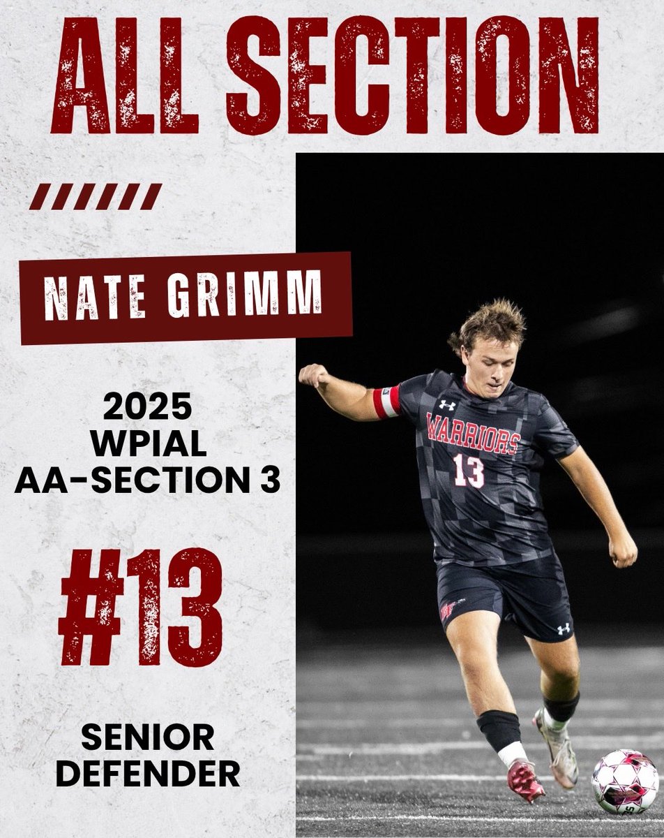 nategrimm2026's tweet photo. I’ve played soccer as long as I’ve played baseball. Honored to be chosen to the All Section team my senior year. https://t.co/PtdFBGvkY6
