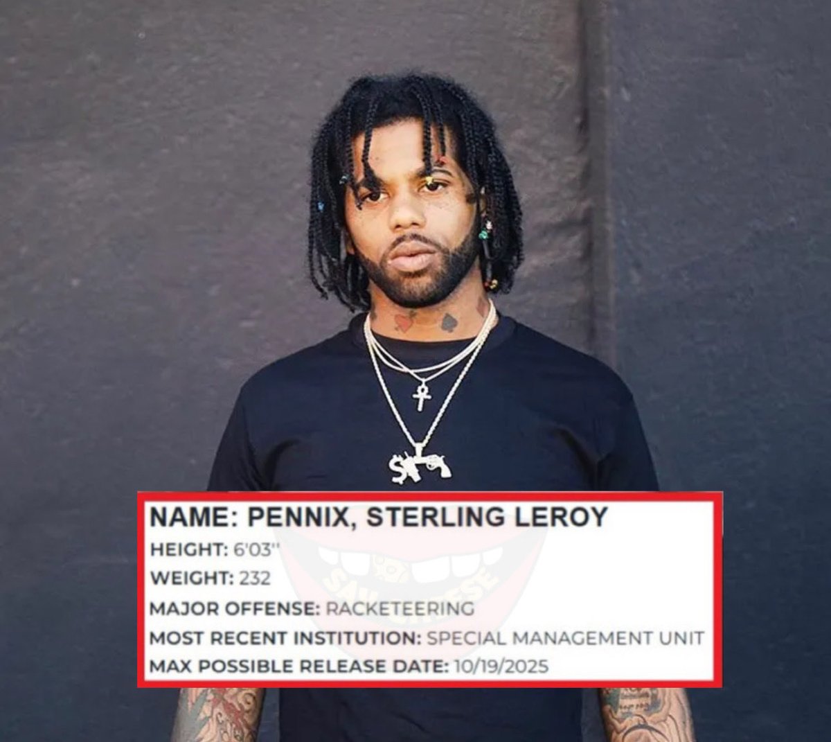 Hoodrich Pablo Juan is set to be released from federal prison tomorrow.