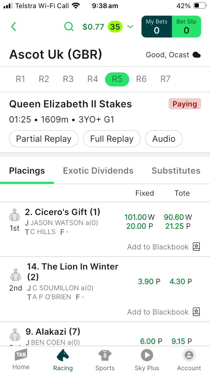 Can’t remember a feature meeting like Ascot last night having two 100-1 winners on the same day?