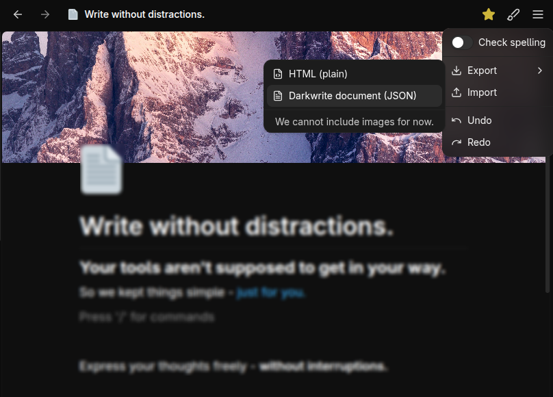 codingwithburak's tweet image. 🗃️HTML, JSON and Markdown imports + HTML and JSON exports are now here - and the HTML output is now styled. You can now import multiple files at once as well!