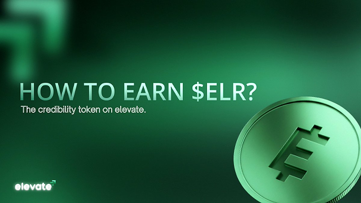 How to earn $ELR and elevate your on-chain influence?

Let’s break down exactly how you can earn $ELR using the elevate telegram bot.

Your gateway to real Web3 rewards, not empty engagement.

Details below ▼