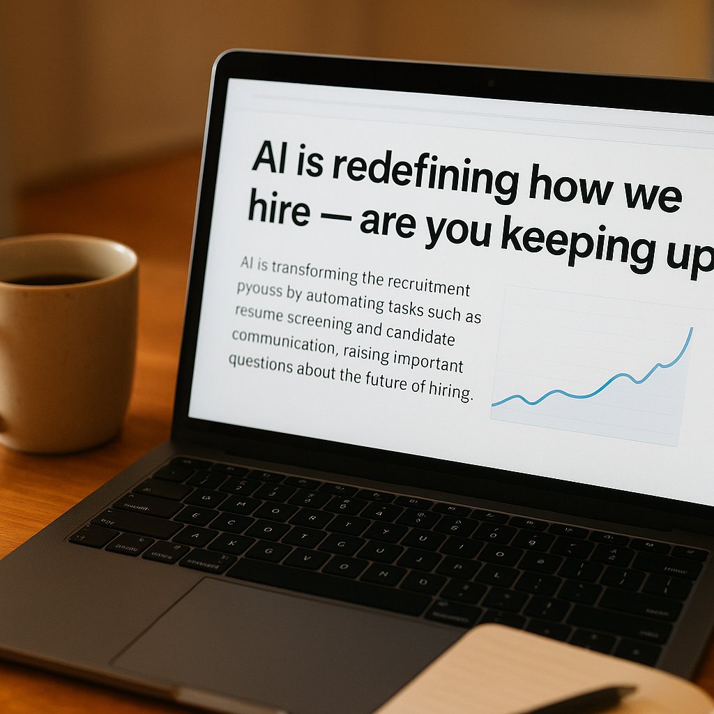MojeedOA's tweet image. In 2025, 74% of companies plan to increase their use of AI in recruitment — from resume screening to candidate communication.

That means your hiring team must evolve - fast

👉 Try it here: flowmingo.ai/?utm_source=22…

#Flowmingo #FlowmingoAI #TalentAcquisition #HRTech #FutureOfWork
