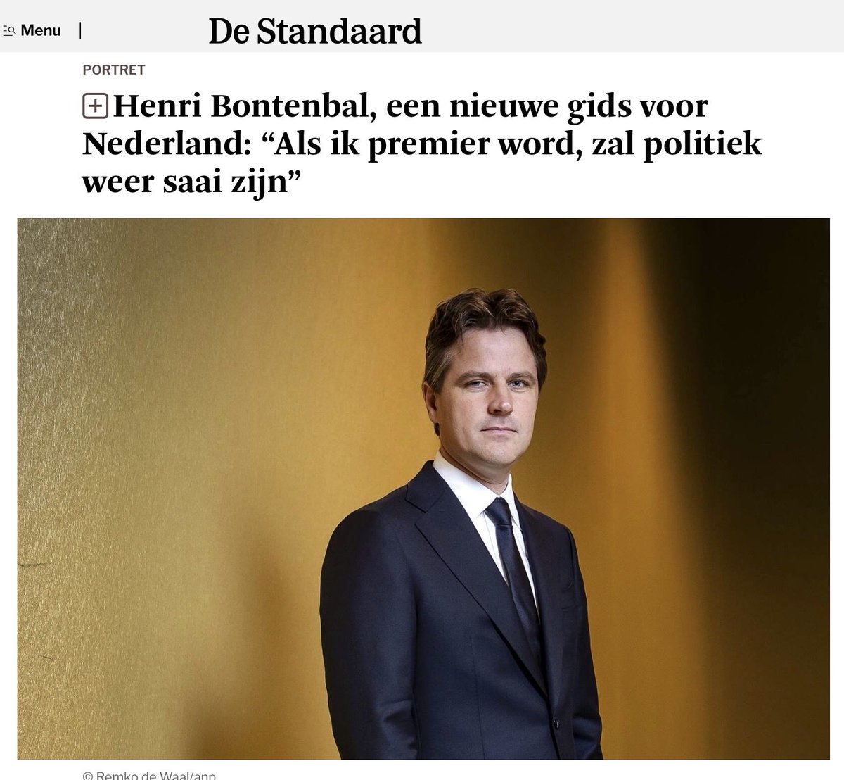 Ik weet niet hoe het bij jullie zit, maar ik ben klaar voor saaie politiek.