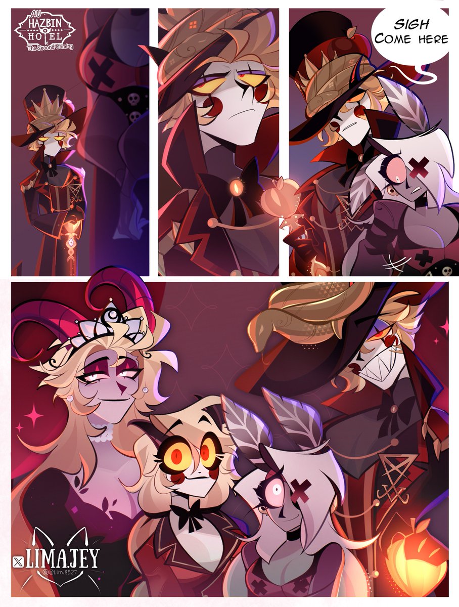 Family photo
#HazbinHotel #HazbinHotelLucifer #HazbinHotelVaggie #HazbinHotelCharlie #HazbinHotelLilith