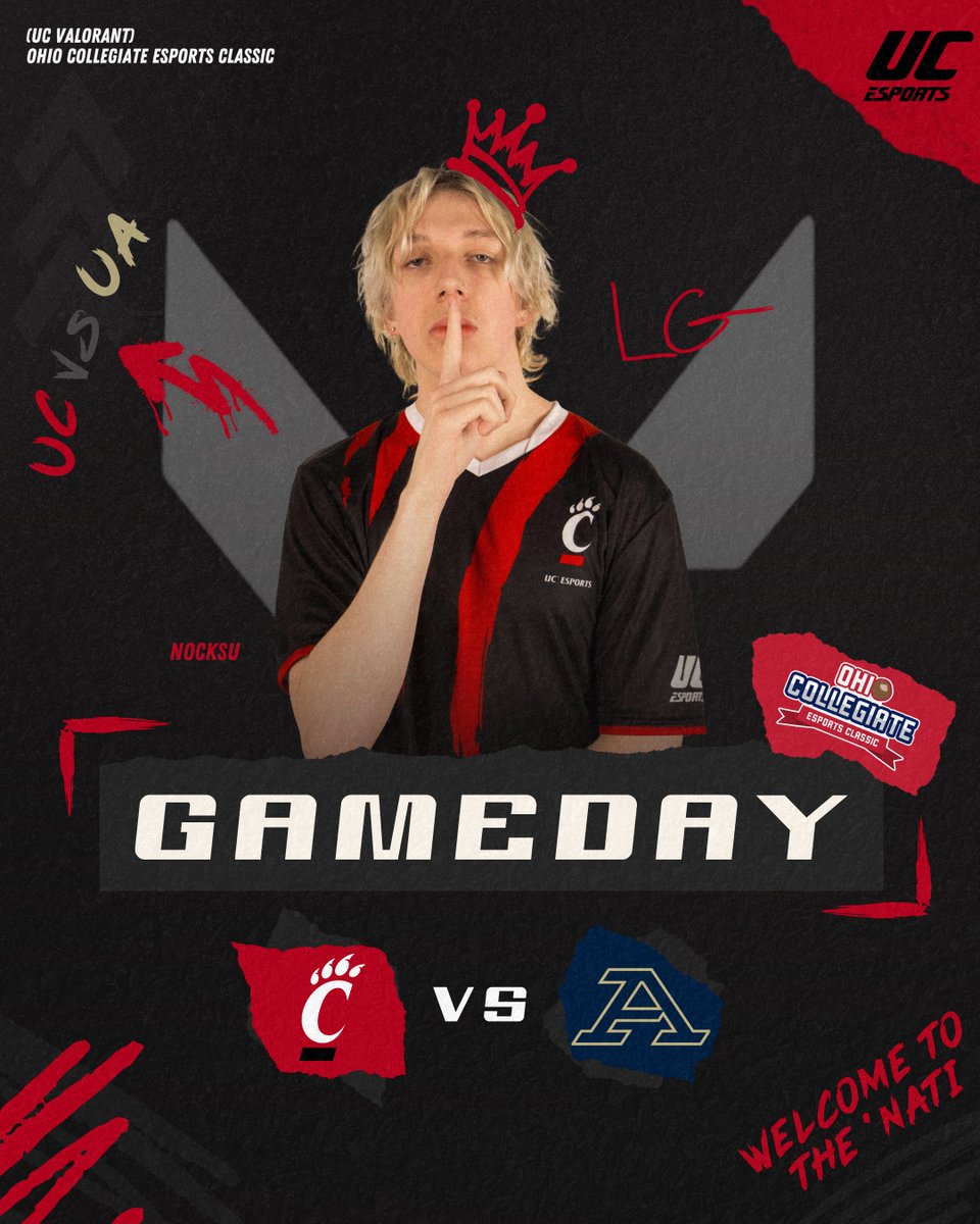 The newblood's power of friendship vs the QCC Valorant Champions....I'm taking Bearcats for 500🤑

V.S <a href="/ZipsEsports/">Akron Esports</a> in the upper bracket of the Ohio Collegiate Esports Classic!