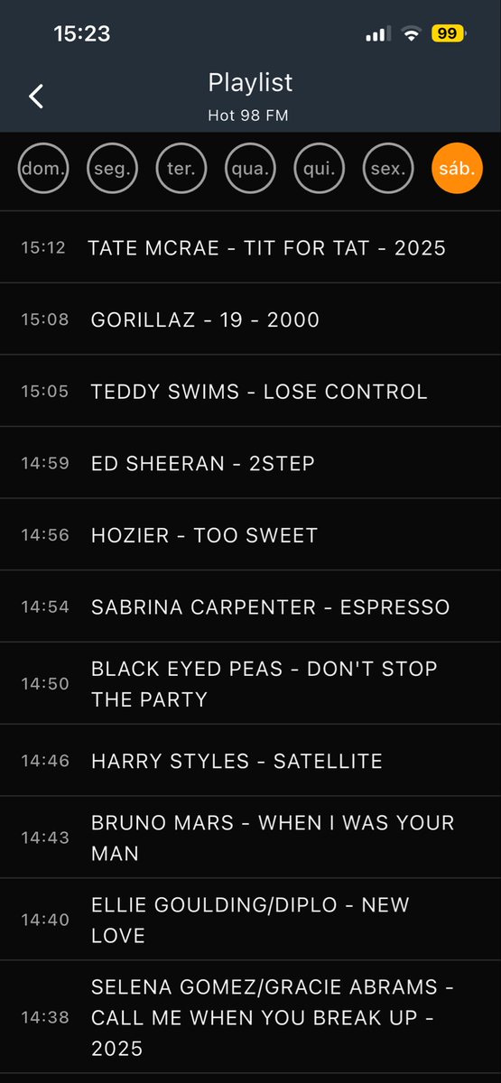 Tem umas fases que a Hot 98 fica boa na playlist