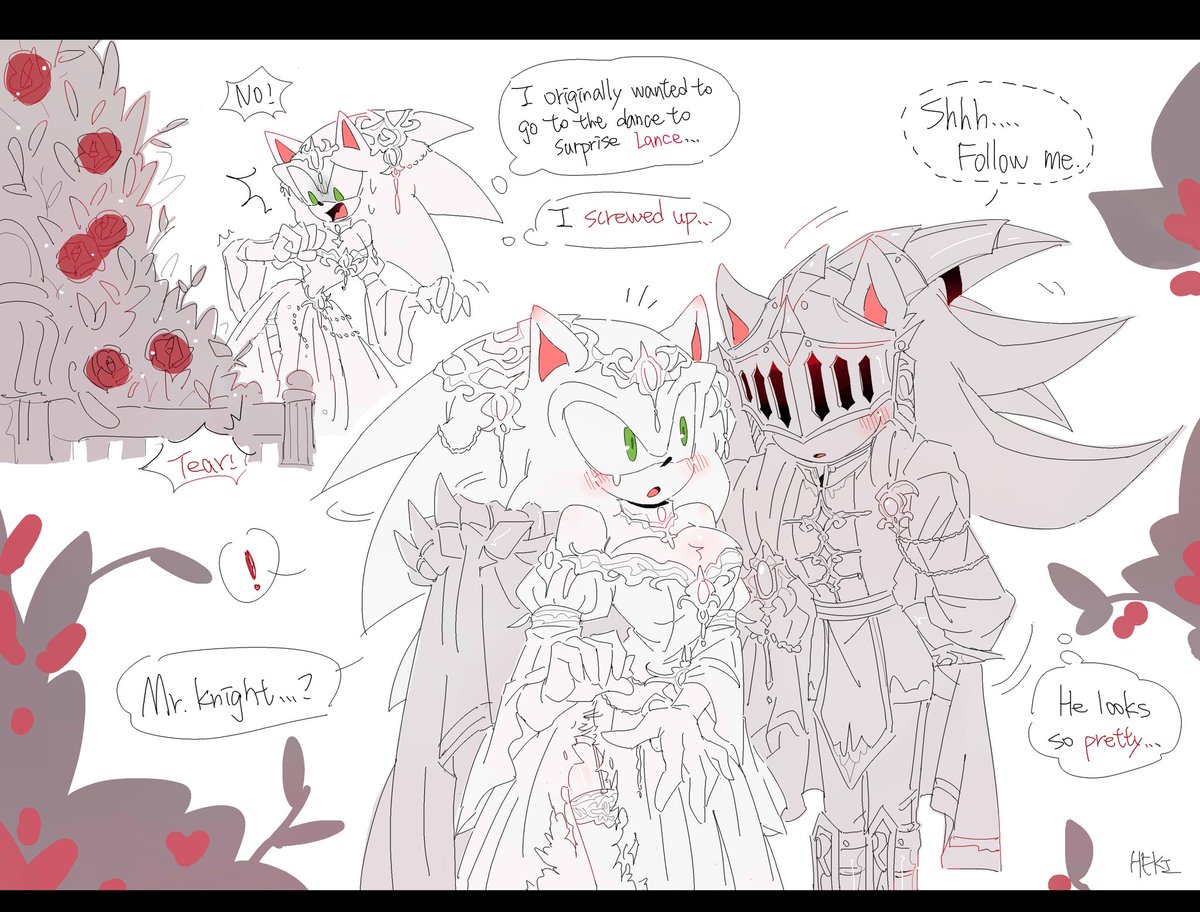 The clown originally wanted to "dress up" to see how the knight would react….😞

#Shadonic