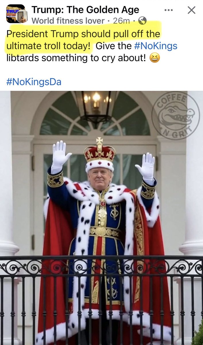 🤣🤣🤣DO IT!!! 
<a href="/realDonaldTrump/">Donald J. Trump</a> 
<a href="/DonaldJTrumpJr/">Donald Trump Jr.</a> 
<a href="/IvankaTrump/">Ivanka Trump</a> 
<a href="/TrumpDailyPosts/">Commentary Donald J. Trump Posts From Truth Social</a> 
<a href="/Trump/">The Trump Organization</a>