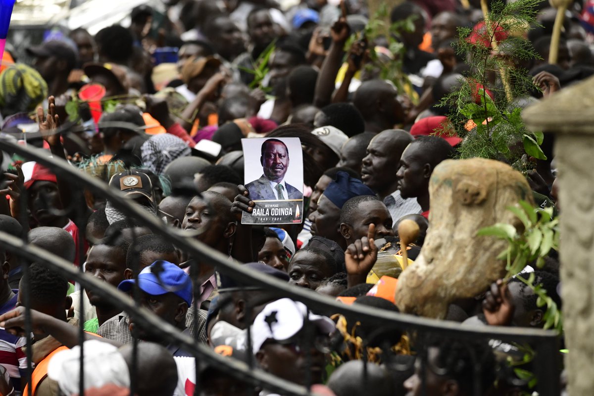 The sea of love and emotion that swept through Kisumu and Bondo today speaks volumes, Baba was more than a leader, Enigma was the heartbeat of the people.