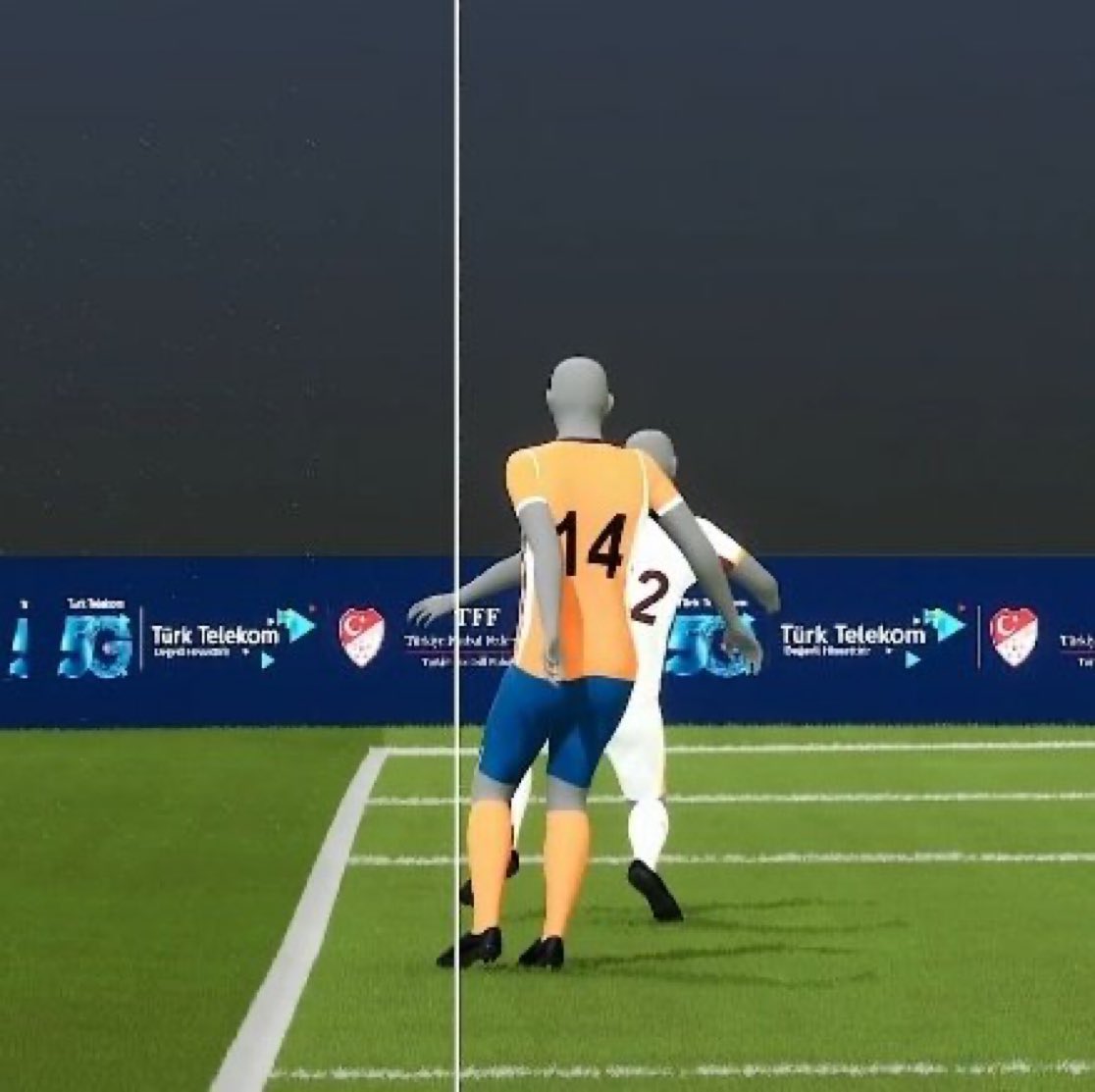 Kale çizgisini bile düz çizememişler ki, ofsayt çizgisine nasıl güvenelim !