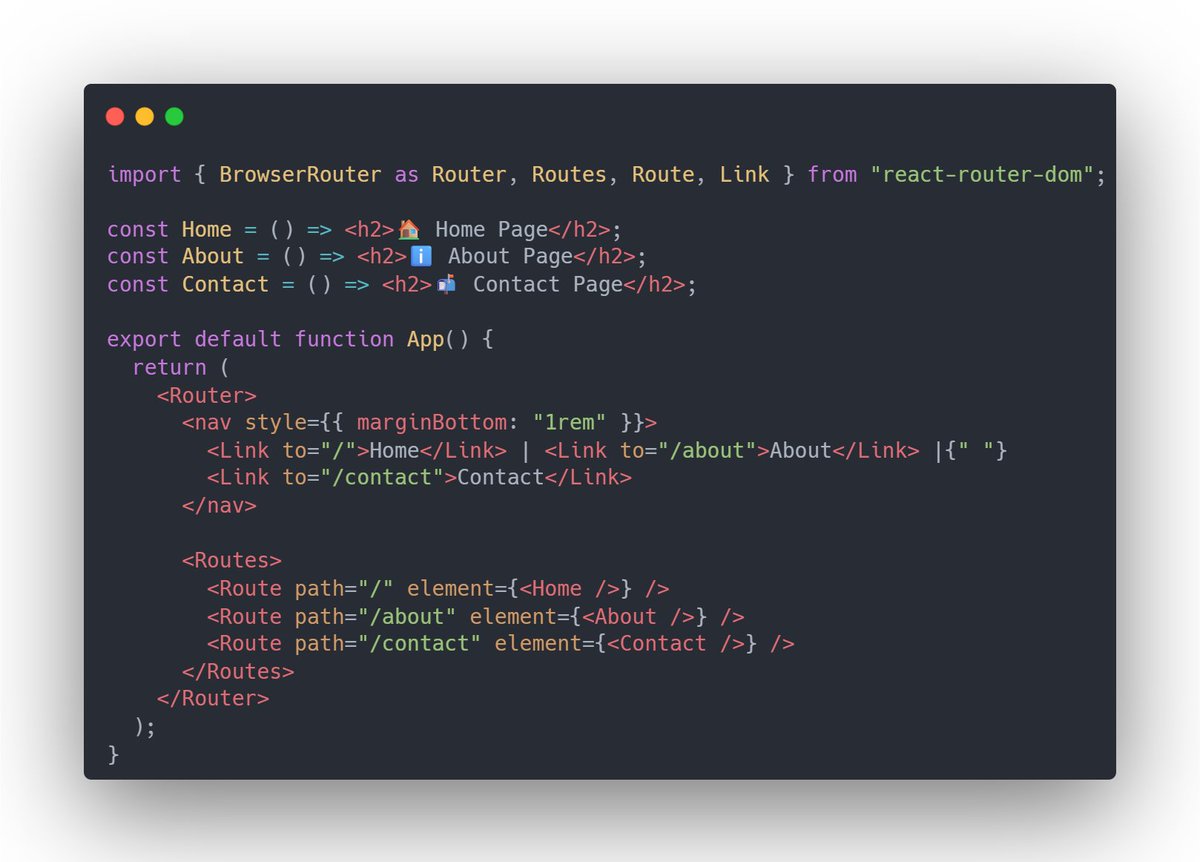 devxsameer's tweet image. Day 97 of #100DaysOfCode
Wrapped up a huge React set:
→ Class Components & Lifecycle 🧩
→ React Testing & Mocking 🧪
→ PropTypes, Router, Data Fetching & Styling 🎨
#React #TheOdinProject #WebDev #100DaysOfCode