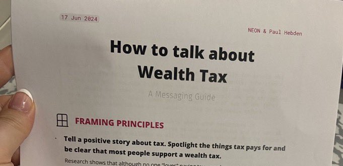 But we need a wealth tax yahhhh