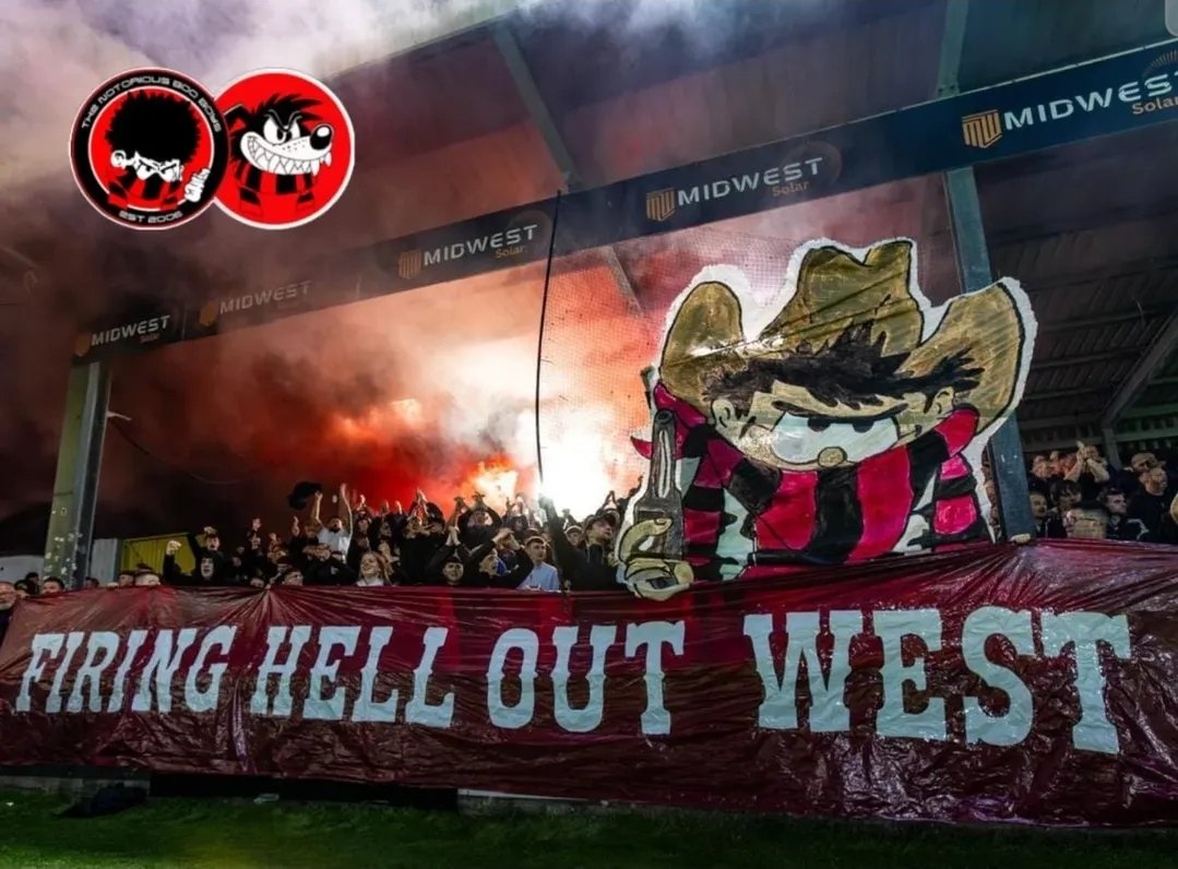 Bohemians away to Galway United last night.

#awaydays #loiawaydays #football #ireland