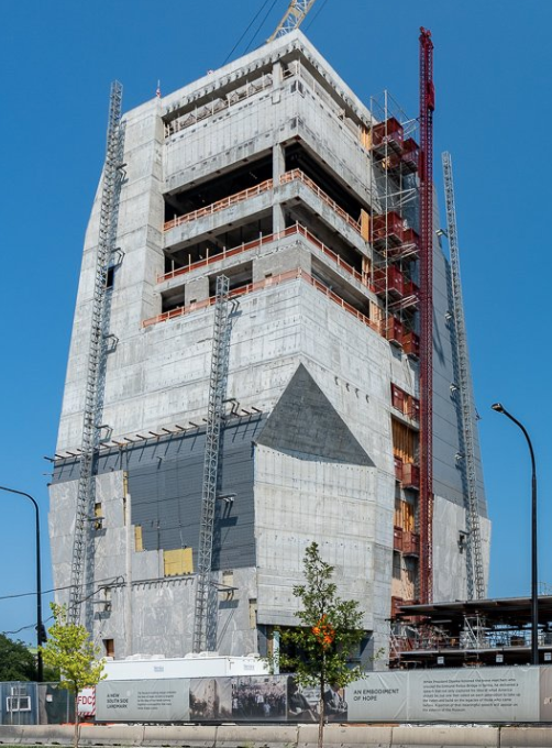 RealJarTaylor's tweet image. Black concrete subcontractor on $830 million (and ugly!) Obama Presidential Library is suing and screaming &quot;racism&quot; because the structural design firm said the concrete job was no good. 

Design firm released photos of the work.