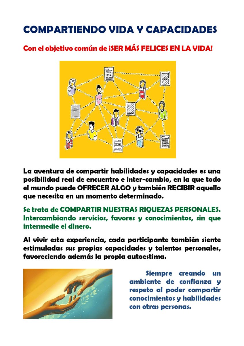 Primera cita y registro de copartícipes: martes día 21, a las 12:10 h., en el salón de San Jacinto (tras el Encuentro Matinal de Personas Mayores).