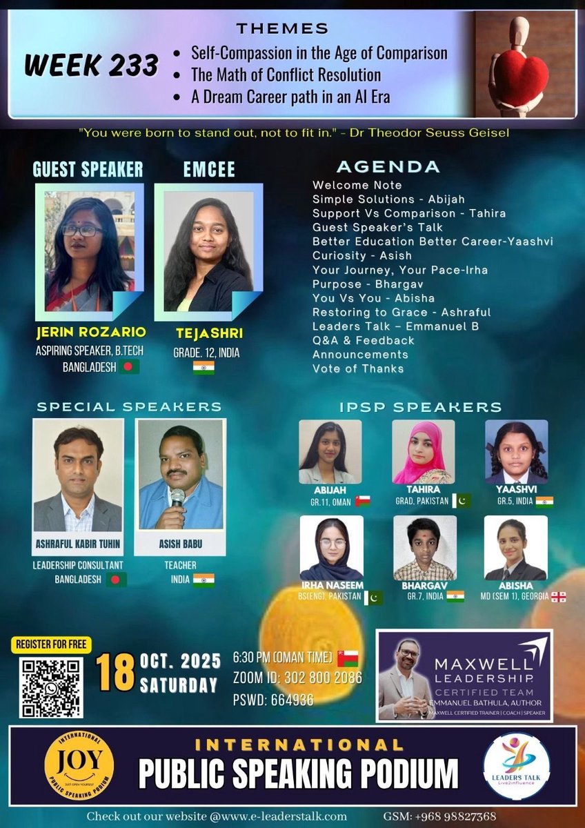 a_hakim200's tweet photo. It was a great session at all with JOY IPSP ! 

Many Thanks to my mentor Emmanuel Bathula  Sir who is the #founder of this nice #podium 💞

And thanks to all the speakers as for their nice speeches; also thanks to Emcees for leading the session nicely 💞 https://t.co/hTmHUQz2PG