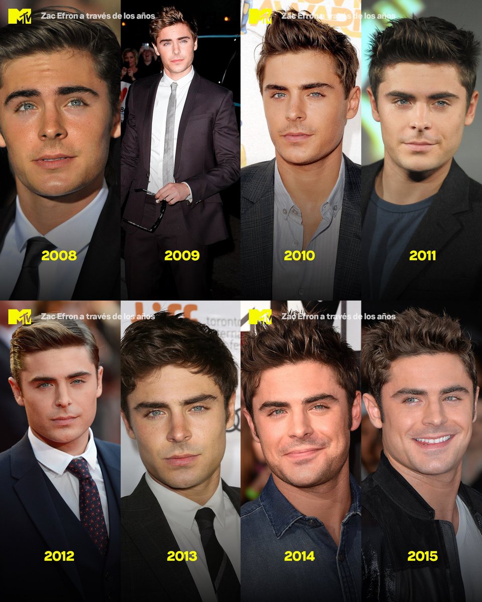 Zac Efron through the years, image size:960x1200