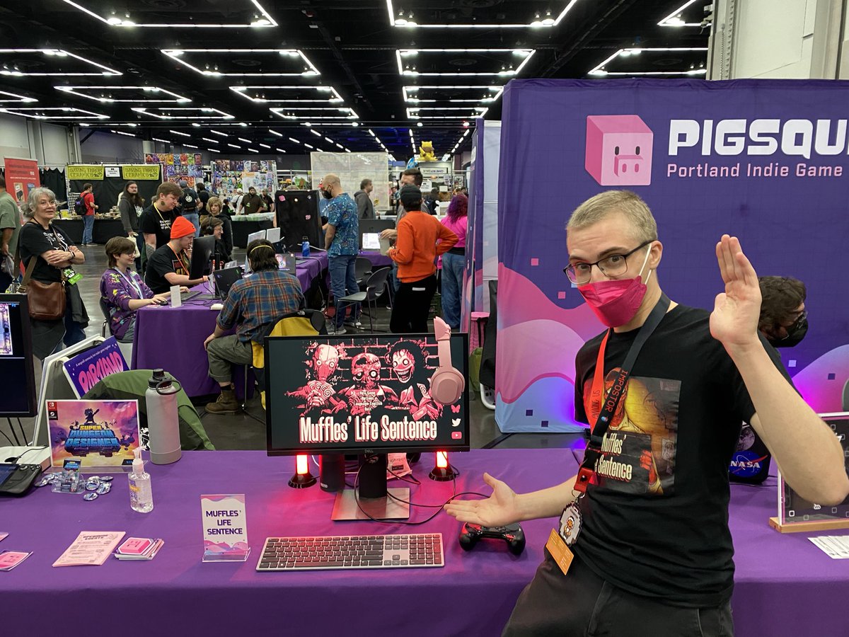 Bossy is at the Portland Retro Gaming Expo all day today with PIGSquad!