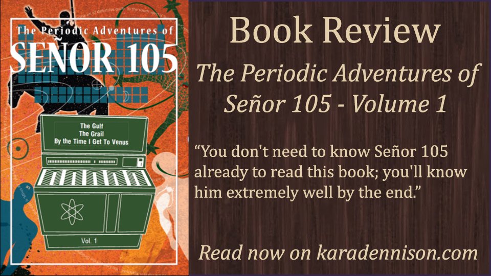 RubyCosmos's tweet image. Publisher @obversebooks is now publishing new editions of their Señor 105 novellas. Today on the blog, I'm reviewing the first collection of three - available now as part of an ebook bundle and October 31 in paperback!
karadennison.blogspot.com/2025/10/book-r…