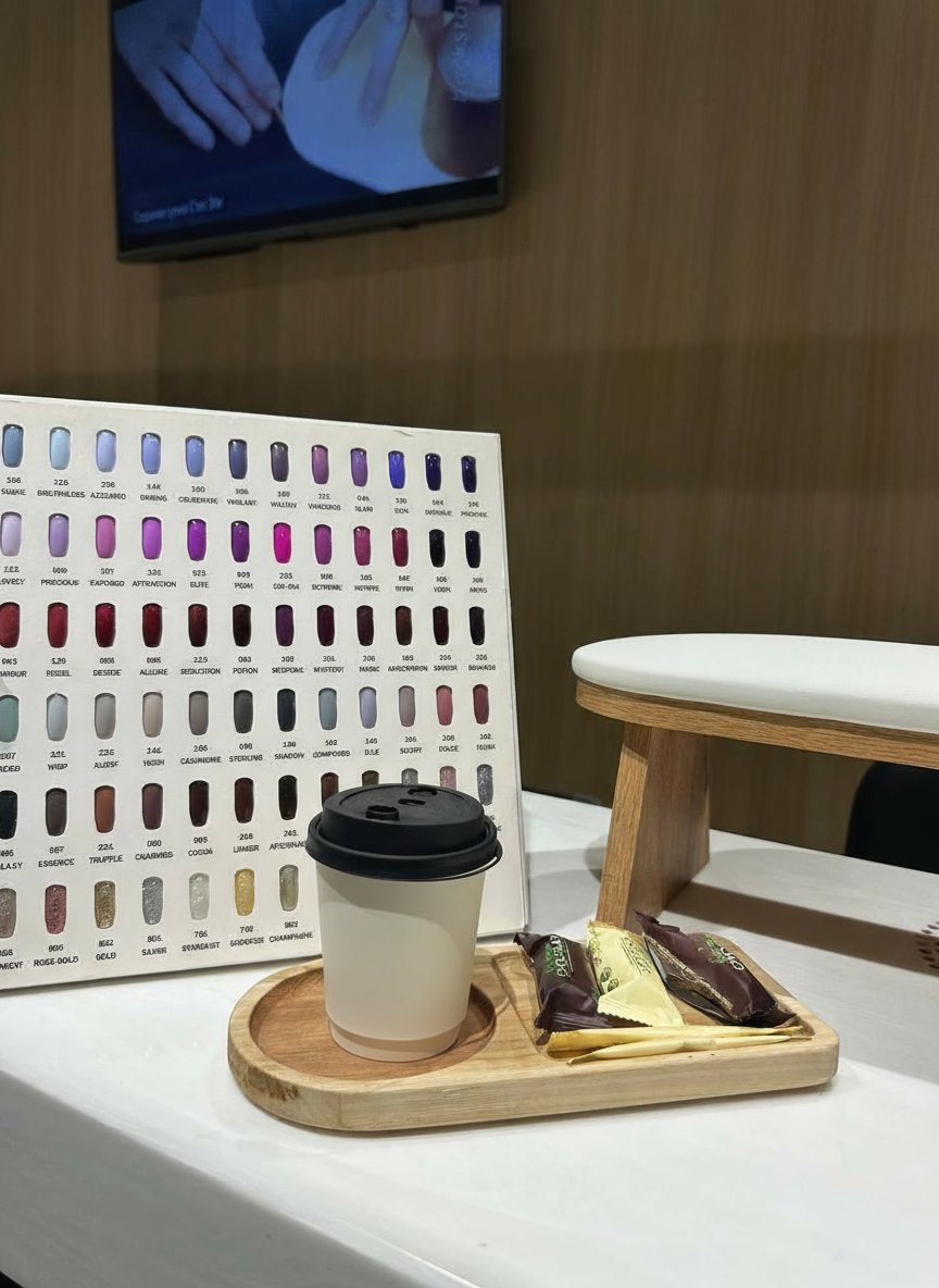 Hazelbondarenko's tweet image. The hardest decision of the weekend, choosing a nail color! 🌈 Surrounded by options, but soaking up the peace and quiet with my little snack tray. What color should I go for? 🤔
#NailColors #BeautyTime #RelaxMode #ColorChoice #ManiGoals #PamperTime #WeekendVibes #NailSalon