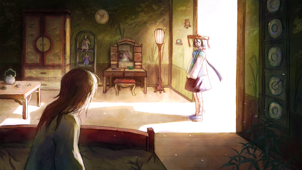 kaizmos's tweet image. this monster stands at your door in the middle of the night, do you trust her?
#ConceptArt #VisualDevelopment #Illustration