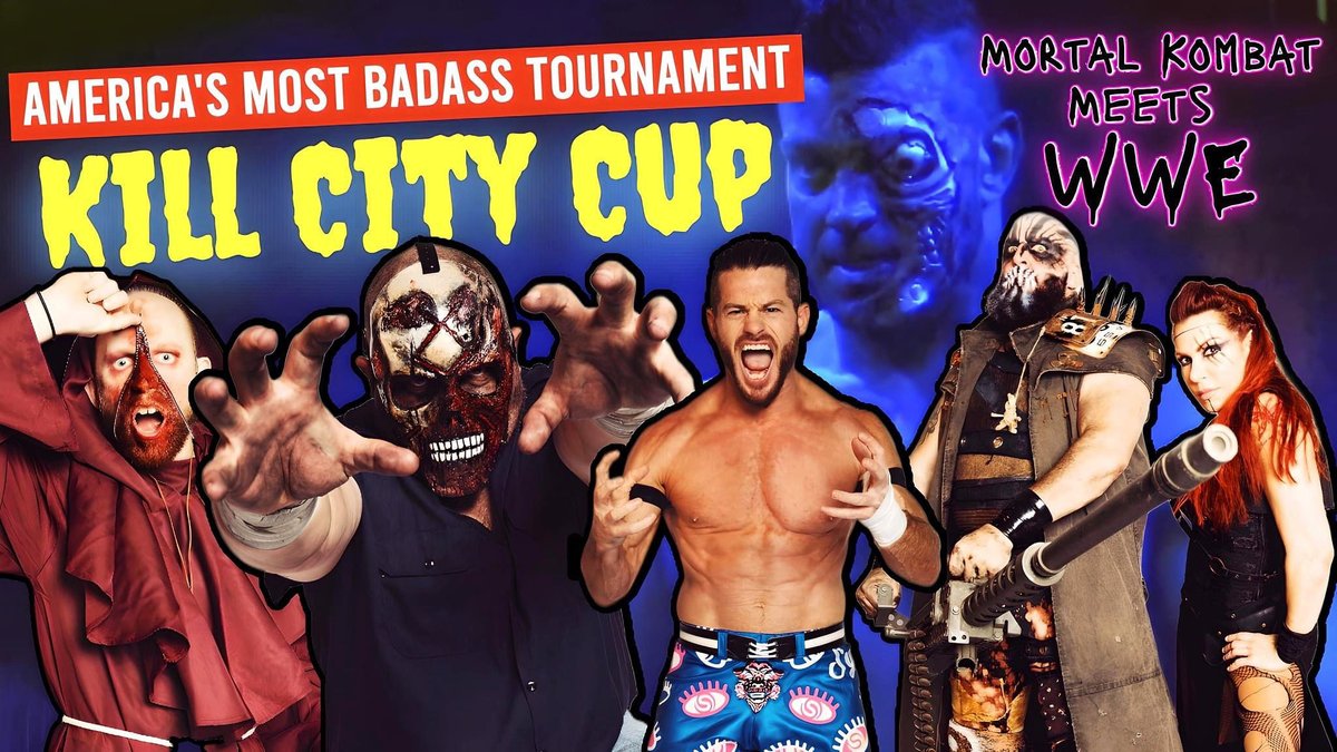 killcitycup's tweet photo. @HighspotsWN @Highspots @OfficialPWI @PWInsidercom @briancagegmsi @RealNMarkova @MattSydal @pwponderings @PWMania @PWrestling5Star @HIGHSPOTSUK Perfect Halloween time rasslin’ with top talents @CatchABodyHaz @mainemrdrmchine @MattSydal @LeonRavage @AprilHunter @briancagegmsi https://t.co/SZtKAmmXsH
