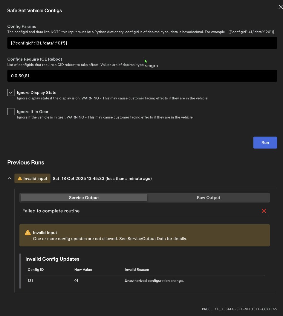 darealhuddybud's tweet image. This is where we were able to make the change before. It now says "Unauthorized configuration change"