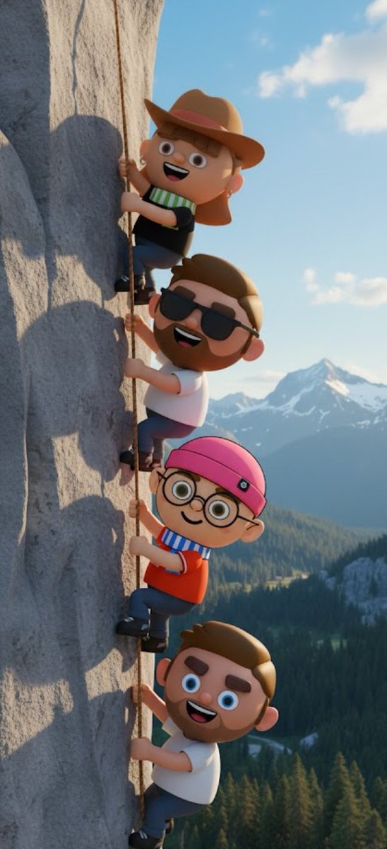 I'm climbing this mountain with my favourite <a href="/ofc_the_club/">OneFootball Club</a> crew 

It’s not about who gets to the top first.
 it’s about who keeps everyone moving.

One slip, and we all learn the hard way😂
But one push, and we all rise higher.

That’s what makes this community special.

Hola!