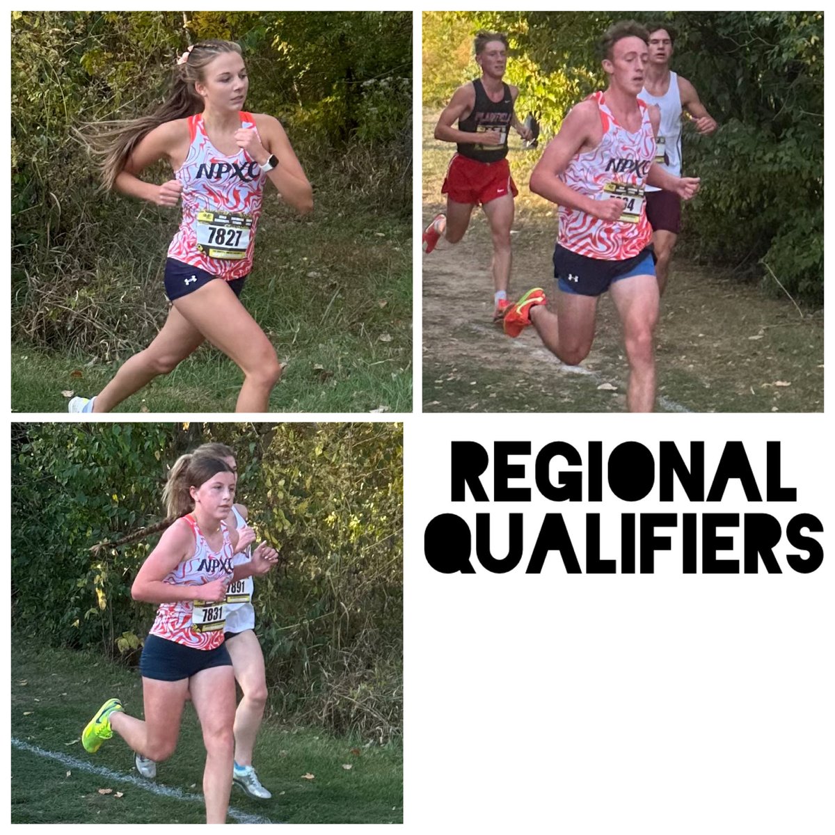 Special congrats to Jenna, Brooklynn and Corbin on advancing individually from a VERY TOUGH Sectional!   End to a fine season for everyone else!