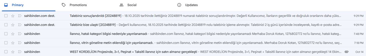 dkist83's tweet photo. 14'ünde #ilan verdim, onayladınız. 18'inde #yenikategori açıp "Taşı yoksa yayınlamayız" dediniz. Taşıma işlemi başarısız, ama siz ne para iadesi ne de ilanı güncellemeye izin veriyorsunuz. Sırf teknik aksaklık yüzünden mağdur ediliyoruz. Çözüm nerede? @sahibindencom https://t.co/LTv89hSbf2