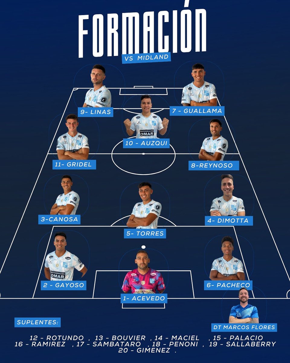 Estos son los 11 elegidos para poder disputar el encuentro frente a Midland ⚽️

#VamosLiniers