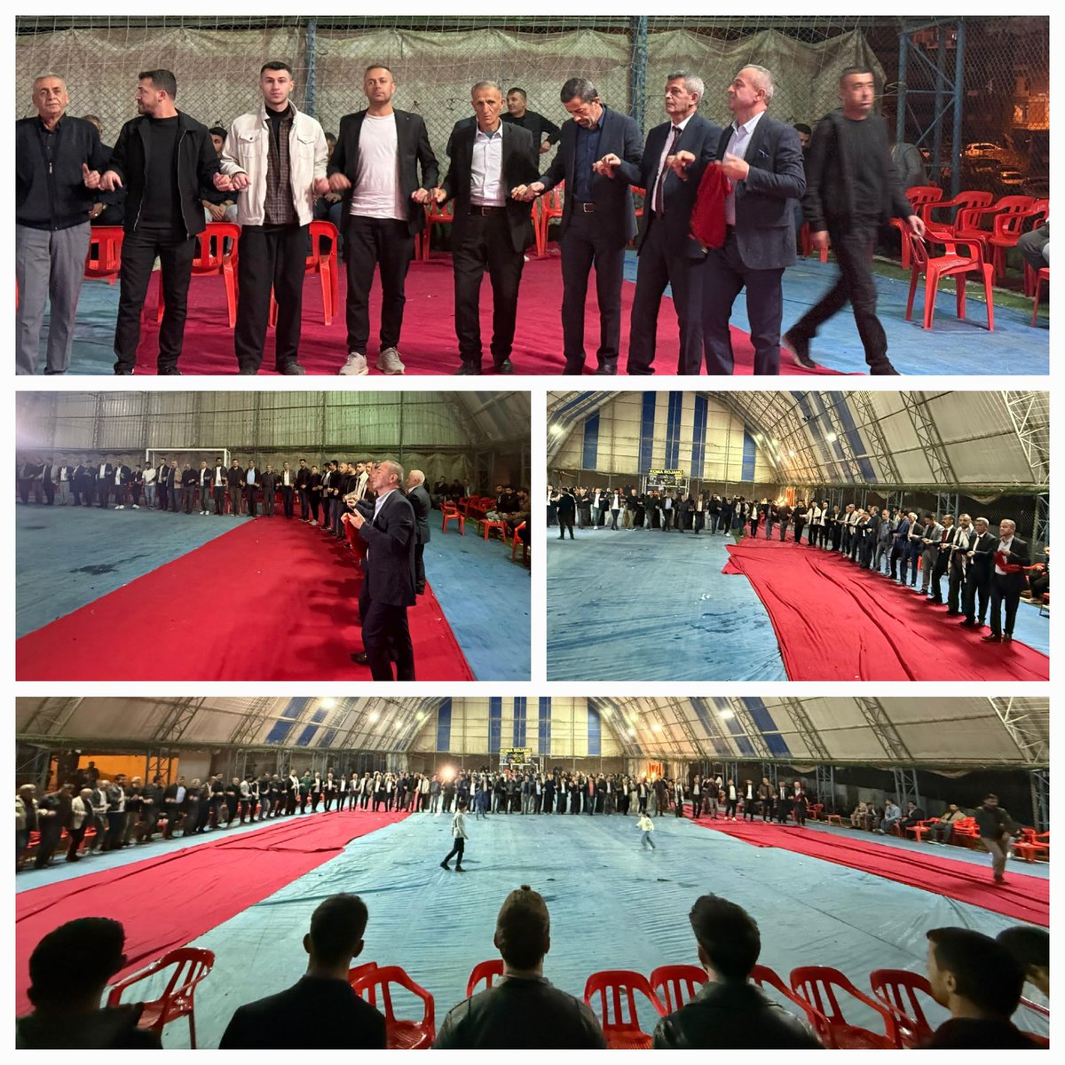📍 Yüksekova

✅️ Yüksekova Düğün Salonu
🔹 Evin &amp; Murat
🔸️ Yılmaz &amp; Orhan Ailesi

📍 Hakkari 

✅️ Merkez Hedef Halı Saha
🔹️Gülcan &amp; Tayfun
🔸️Aşkan Ailesi 

Düğün merasiminde genç çiftlerimizin ve ailelerinin mutluluklarına ortak olduk.

Rabbim, genç çiftlerimizin