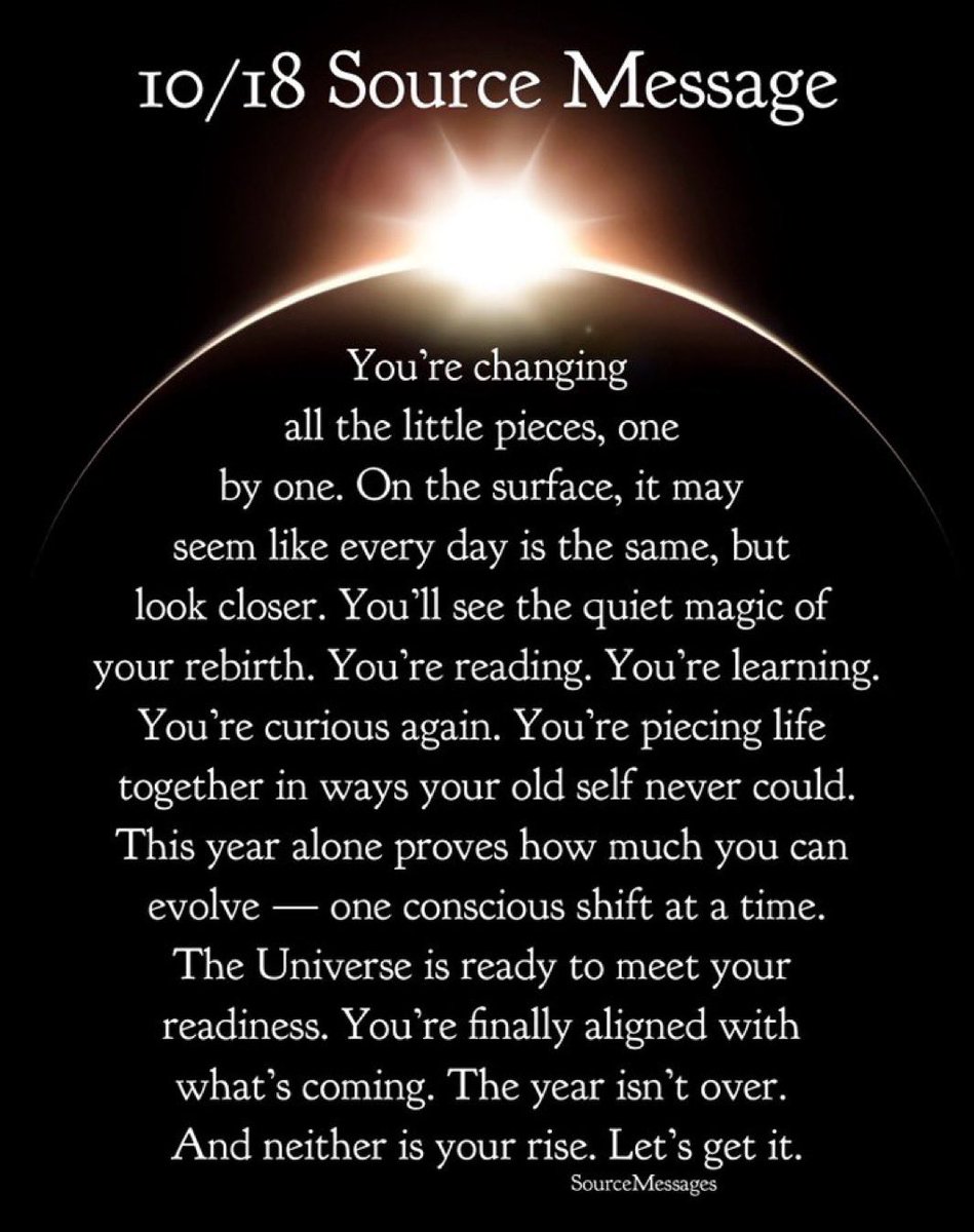 SourceMessagess's tweet image. You’re piecing life together in ways your old self never could. ♥️