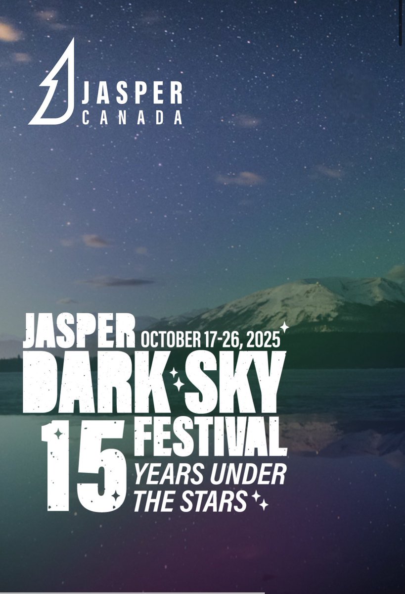 pixelskyanimate's tweet image. The stars aren’t the only ones shining in Jasper. 🌌 
Join us next Saturday, October 25, for a spectacular Drone Show at Jasper’s #DarkSkyFestival 
@TourismJasper