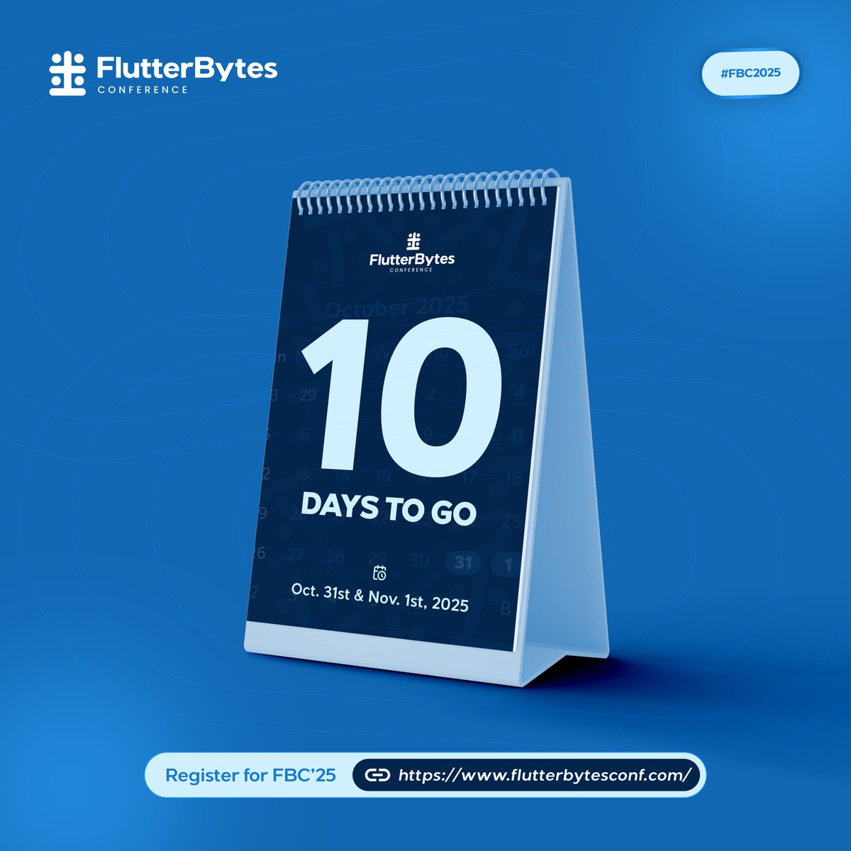 flutterbyteconf's tweet image. 10 days left! 🤯
Get ready to learn from the best. Our speaker lineup for #FBC25 is packed with Flutter experts who will share their knowledge on everything from mobile to AI.
Have you gotten your ticket? 👇
bit.ly/FBC25-Tickets
#flutter #flutterdevelopers…