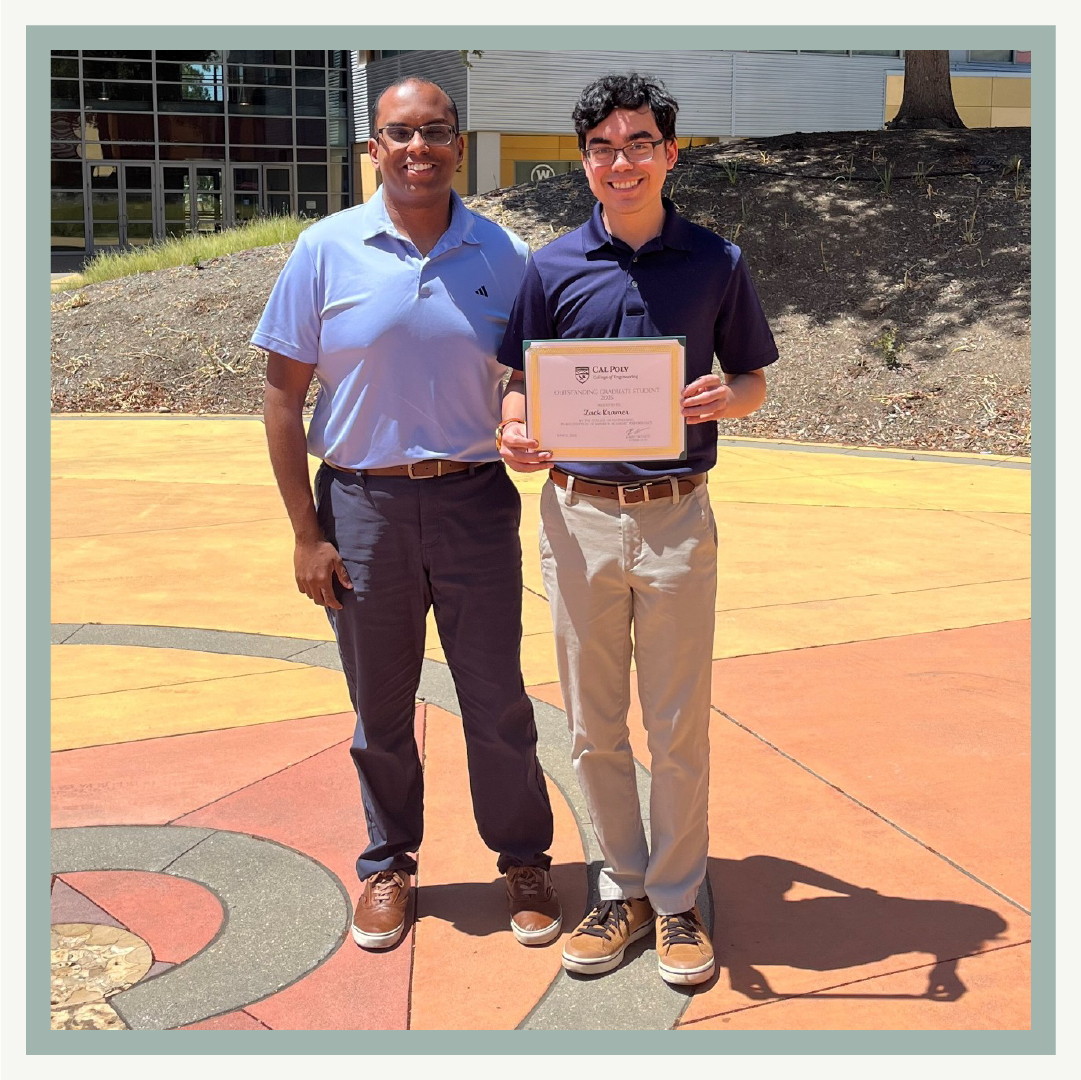 PolyEngineering's tweet image. Congratulations to industrial and manufacturing engineering Professor Mohamed Awwad and Zack Kramer (’25)! Their research on intelligent digital twins is featured in ISE Magazine.
Their work explores how AI can improve supply-chain efficiency and resilience.
#CalPolyEngineering