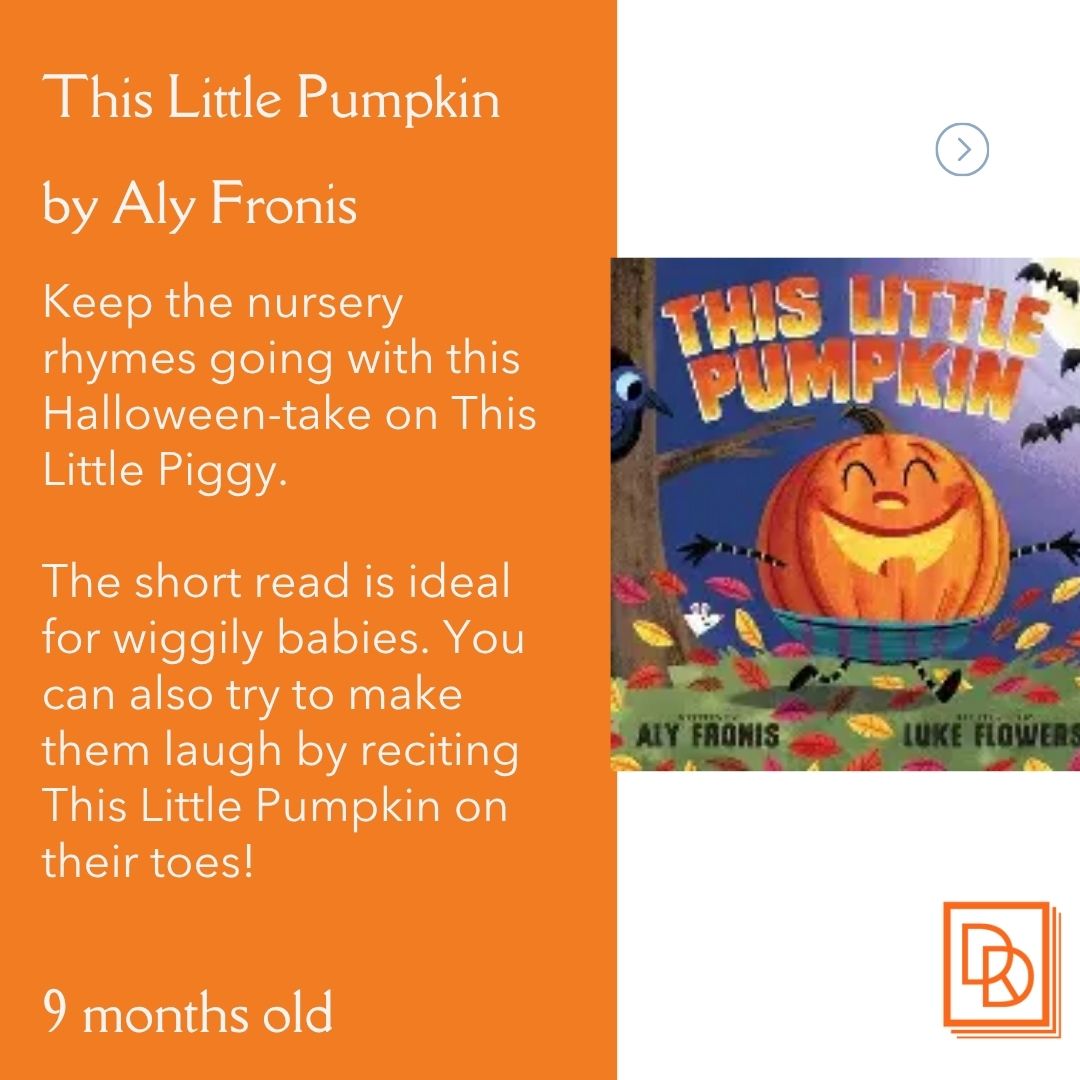 DDReading's tweet image. Prescription for Reading #2 for October 2025! Ages 6-12 months.
Itsy Bitsy Pumpkin: ow.ly/kAtS50XevC5 
Learn more at: ow.ly/SoG950XevC4
#booksforkids #books #parenting #kids