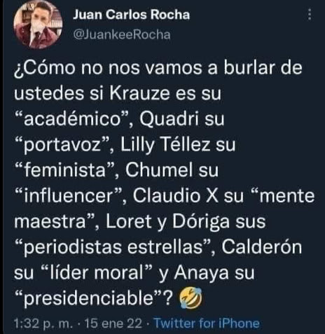 No importa cuándo lo leas, nada cambia en esa basofia....