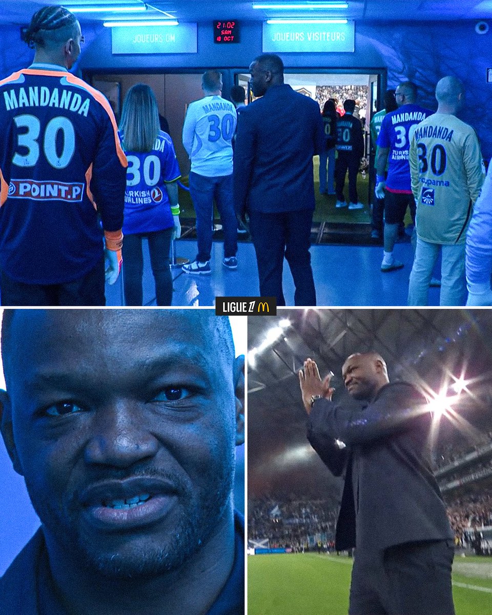 Marseille’s tribute to Mandanda 🥹🙌