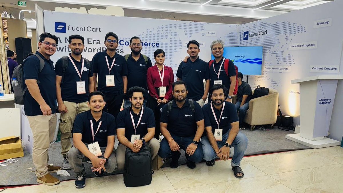 AuthLab’s Marketing team at <a href="/WCDhaka/">WordCamp Dhaka</a> 2025.