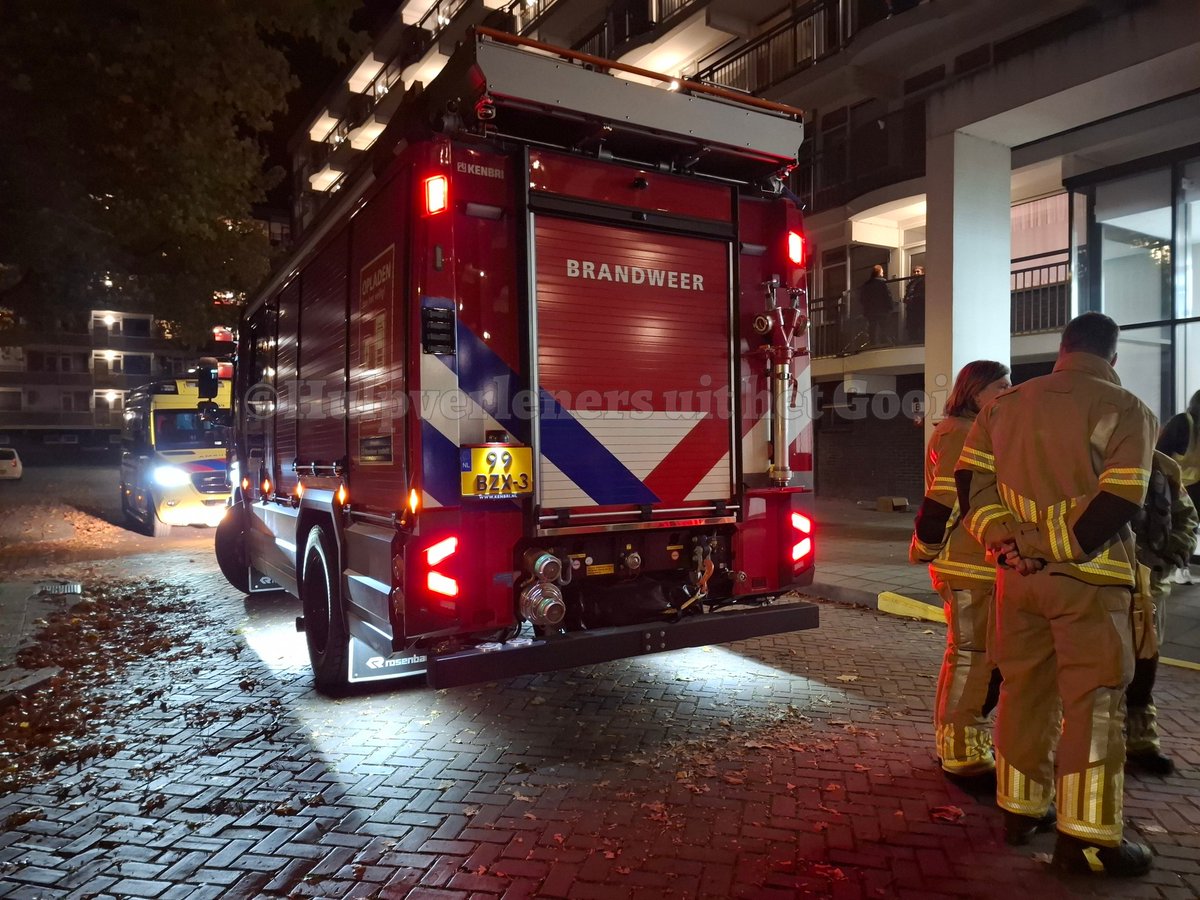 Keukenbrand aan de Erasmuslaan in Hilversum