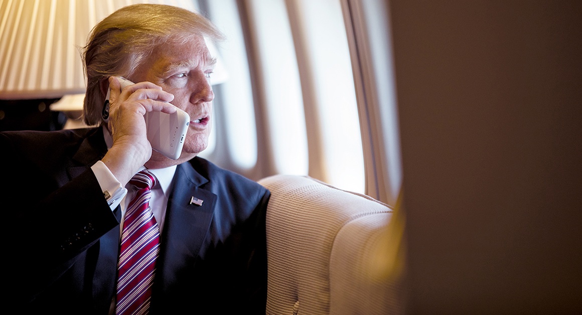 “‘No Kings’? A protest? What’re they protesting against—‘Kings’? We don’t have a king—I didn’t know we had a king, how long’ve we—They think I’m a king? Well in the gay community that’s a compliment—What? Wow. Is antifa? The terrorists. Yeah, arrest them. In the leg, yeah.”